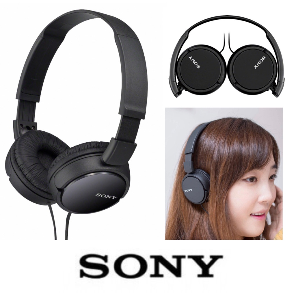 Sony Zx Series Wired On-Ear Headphones - Black Nwt Kids Mdrzx110